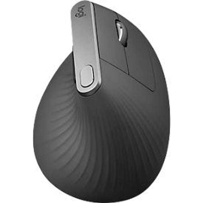Logitech MX Verticaal Advanced Draadloos Bluetooth - Mac & PC - Ergonomische muis - Optisch - 6 knoppen - Zwart