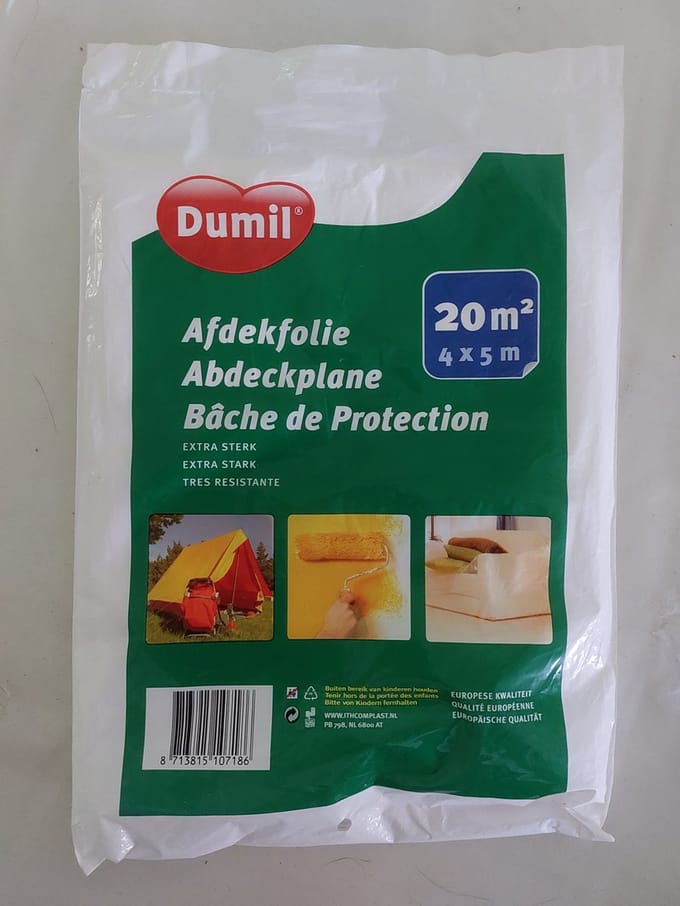 Afdekfolie Dumil 4 x 5 Meter