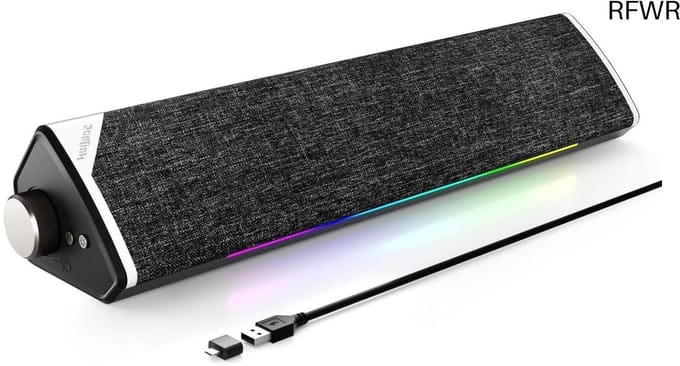 PC Speaker - Soundbar Computer - Muziek Luisteren - 3 Afspeelmodi - USB Powered - Zwart