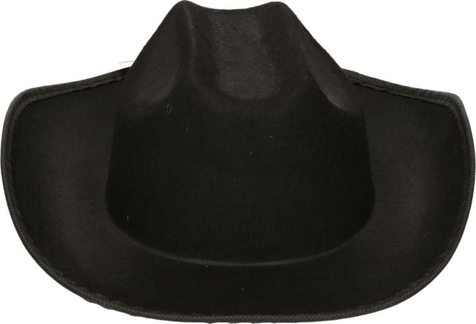 Guirca Carnaval verkleed Cowboy hoed El Paso - zwart - kinderen - Western thema