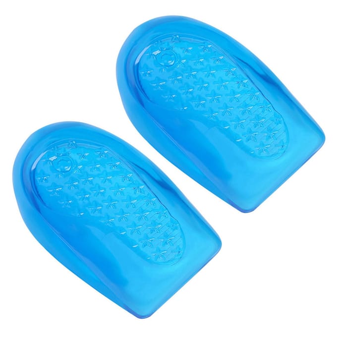 Siliconen Gel Inlegzolen Voetsteun Schoenen Inlegzolen Hielcup (S) blue