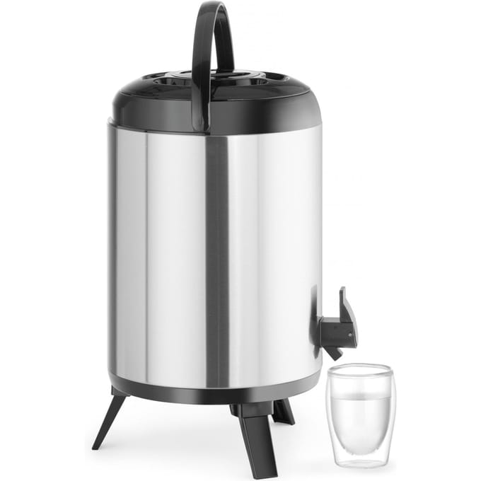 Contenant thermique de restauration Thermos avec robinet pour eau chaude et froide 10 l
