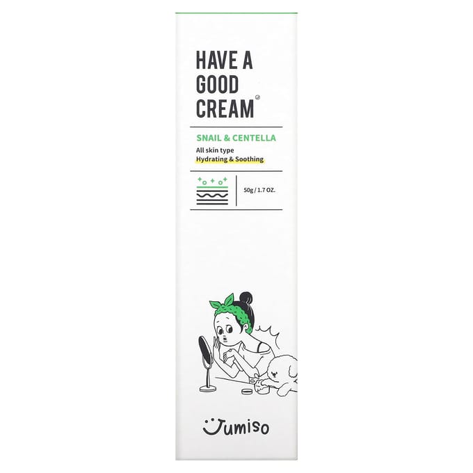 Jumiso, Have a Good Cream, Slak & Centella, 1,7 oz (50 gr) white