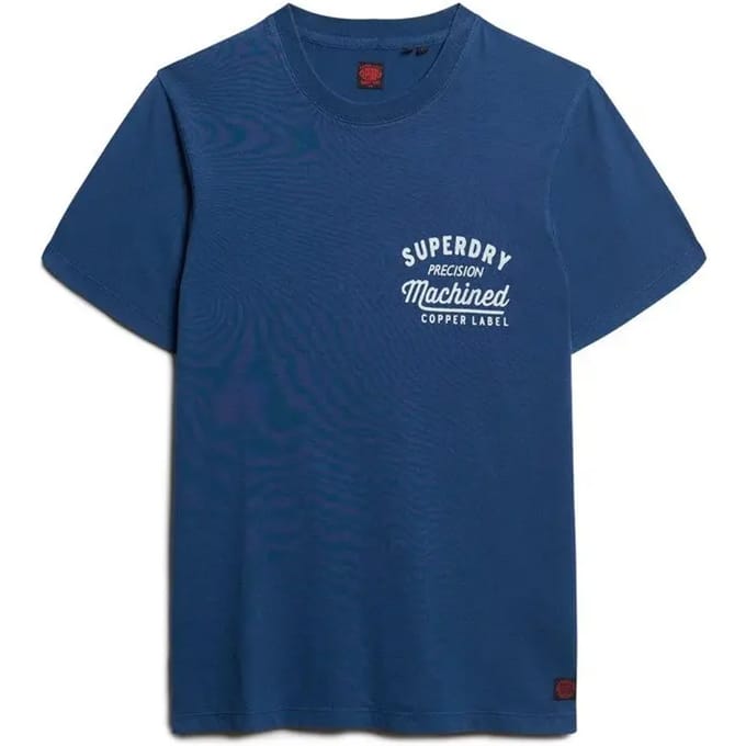 Superdry - Oversized Copper Label T-shirt met print op de borst - Dames - T-shirts