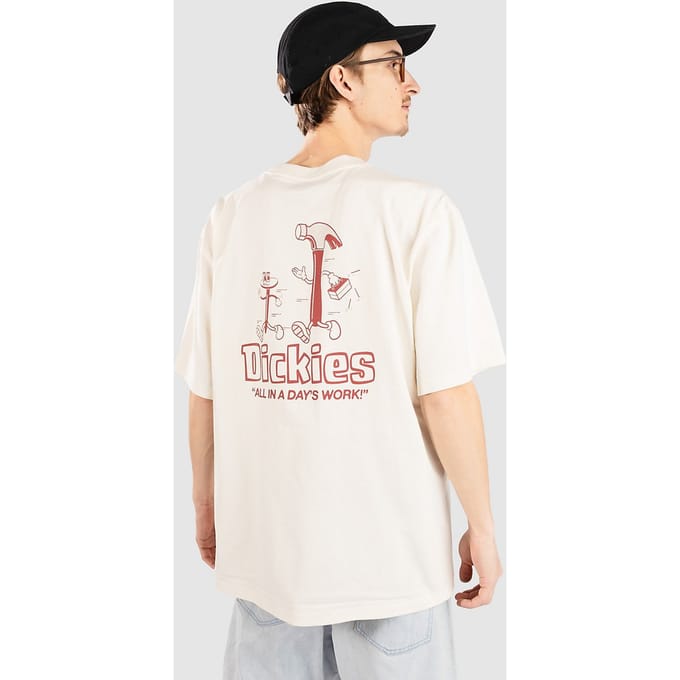 T-shirt met labelprint model 'FAIRLAWN'