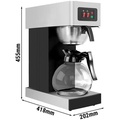 GGM Gastro Filterkaffeemaschine - 1,8 Liter - inkl. 2 Glaskannen