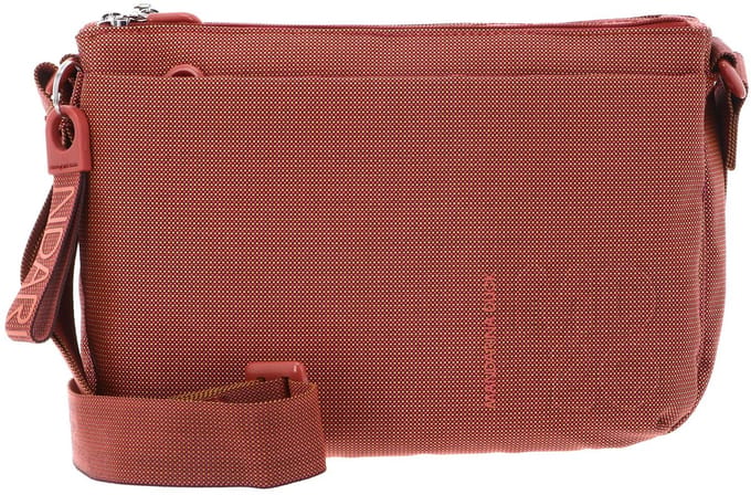 MANDARINA DUCK schoudertas MD20 Crossover Bag Pecan Nut lichtrood