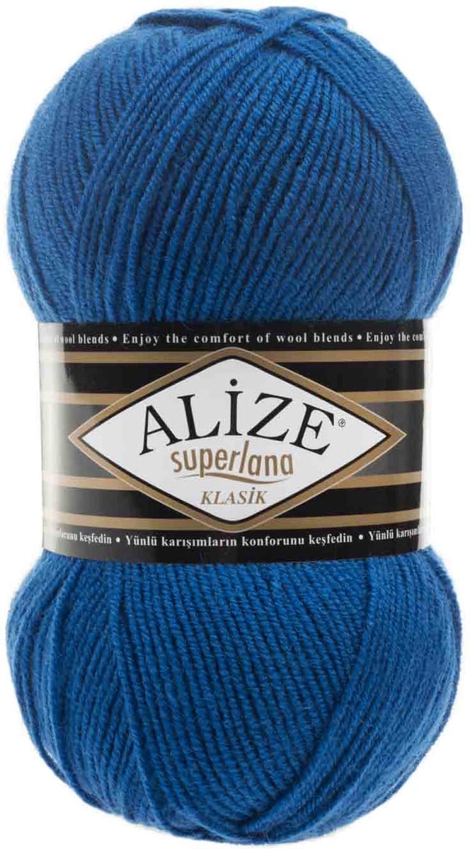 Alize Superlana Klasik Royal Blue 141 Pakket 5 Bollen 500 Gram