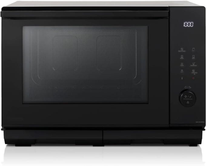 QORA® Stoomoven - Zwart - 46cm x 52cm x 35cm