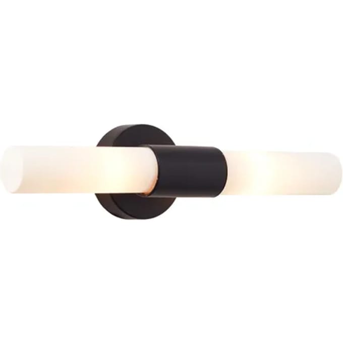 Aquavive - wandlamp Lanzerote - zwart - 2xG9 3W