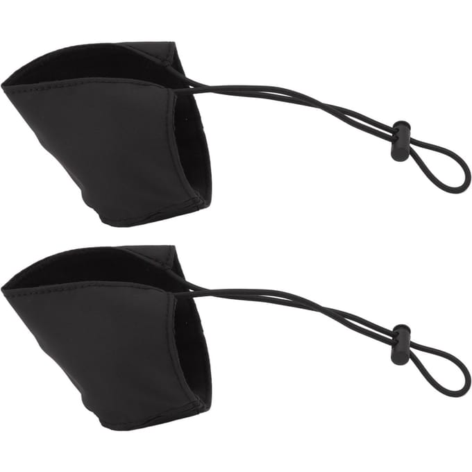 2 stuks Hielbeschermers voor Rijschoenen Slijtvaste Beschermhoezen voor Rijschoenen Pads voor Hielbescherming black