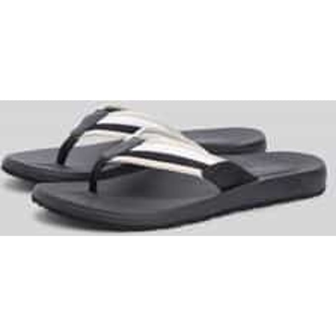 Teenslippers met merkdetails