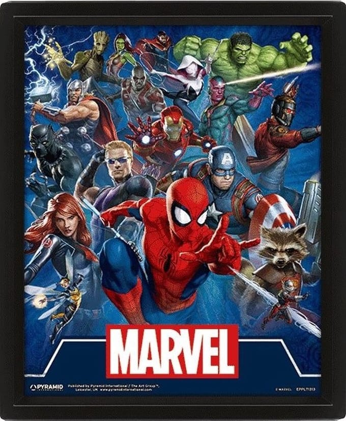 Marvel - Cinematic Icons Evil 3D Lenticular Poster 28,7 x 23,5cm