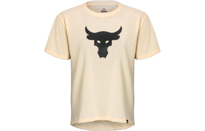Under Armour Project T-shirt Dames Crème Poeder S beige