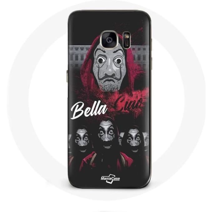 Coque Samsung Galaxy S7 La casa de papel bella ciao logo