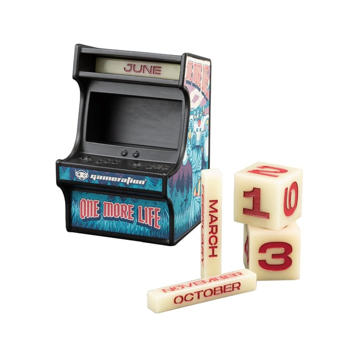 Gameration Arcade 3D Perpetual Calendar