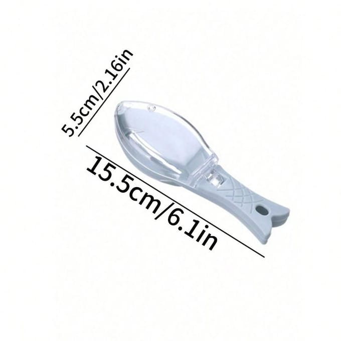 1 pièce Outil Écailleur de Poisson one-size bleu