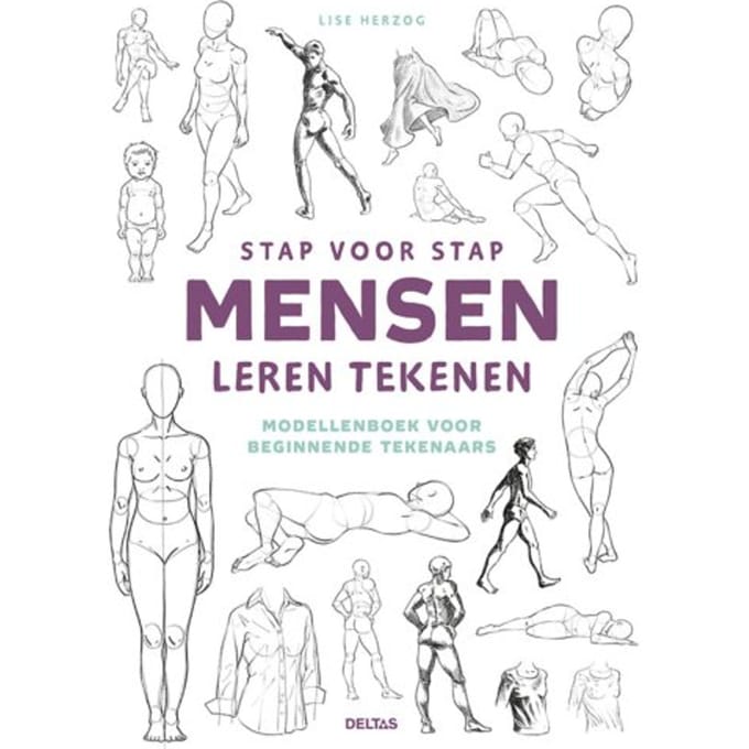 Stap Voor Stap Mensen Leren Tekenen - Lise HERZOG