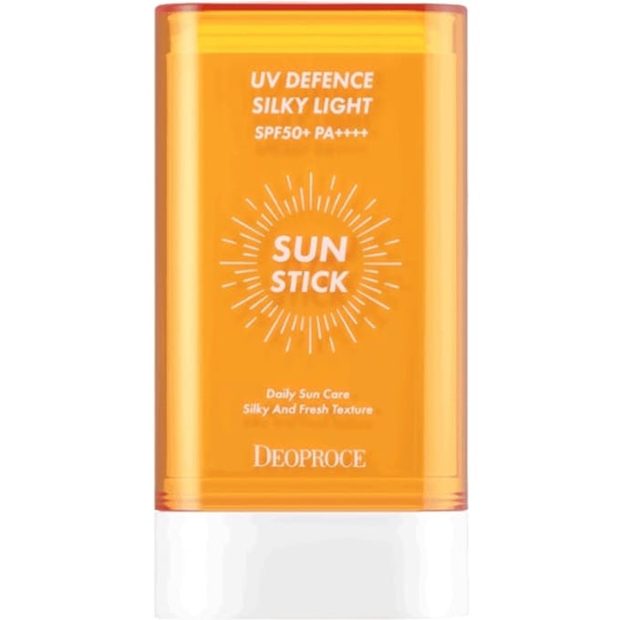 Deoproce UV-verdediging Zijdeachtig licht Sun Stick SPF50+ PA++++ 19g * 1 st / 2 stks / 3 stks / 4 stks 1Pc orange