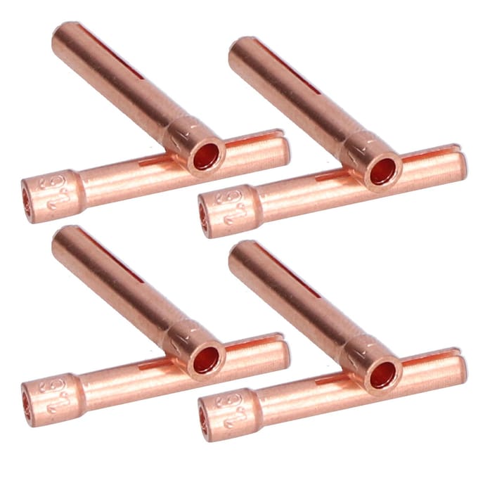 20 stuks TIG-spantang 1,6 mm opening Wolfram elektrode voor QQ150 Lasbrander Accessoires WP?9F