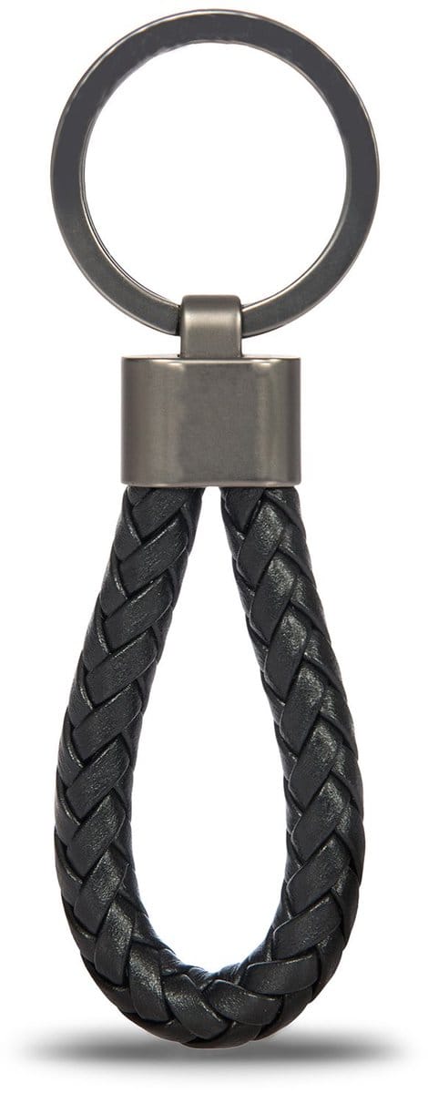 Porsche Design sleutelhanger leer nero
