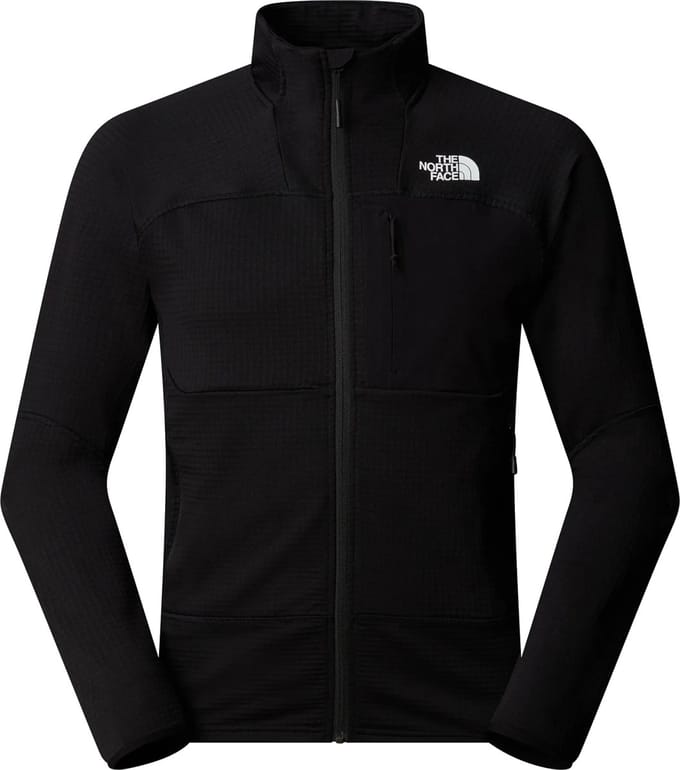 Versatile Full-Zip Jacket for Layering and Comfort - Black