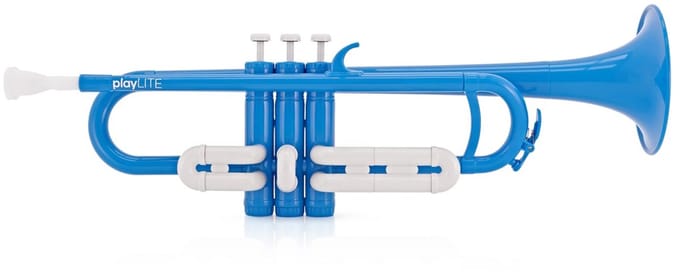 playLITE Hybride Trompet van Gear4music, Blauw