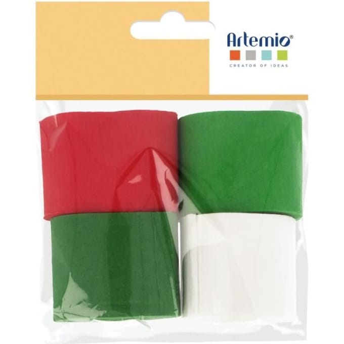 4 rollen crêpepapier 10 m - Artemio
