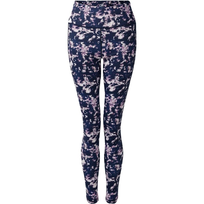 Dare 2B Dames/Dames Influential II Inkt Print Legging (Marine)