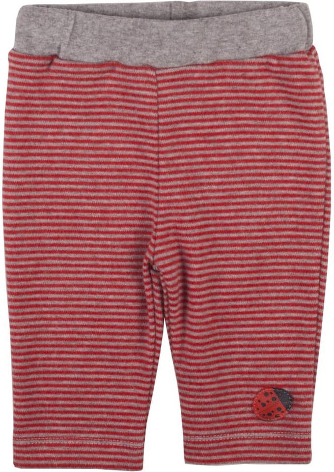 Zero2three - Broek - Gestreept - Rood/Grijs - Lieveheersbeestje - maat 62