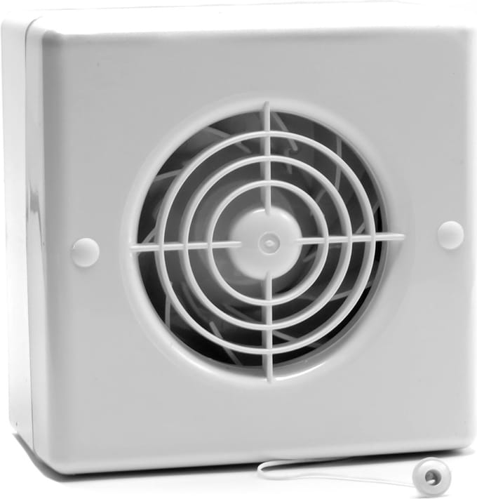 Badkamer-/ toiletventilator CF 100 P wit