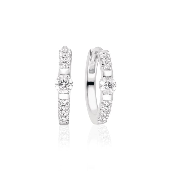 SIF JAKOBS ELLERA UNO MEDIO EARRING SJ-E12119-CZ-SS