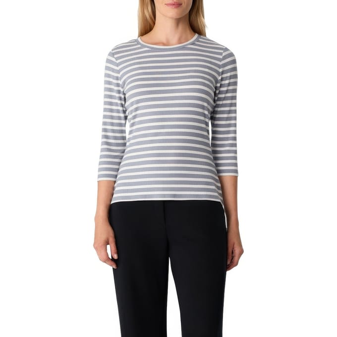 Comma T-shirts Grey/black Taglia: 38 | Maglie a manica lunga Outlet | Donna | Grigio
