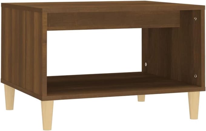 Moderne Salontafel 60x40x50 cm in Rustiek Bruin Eikenlook Hout