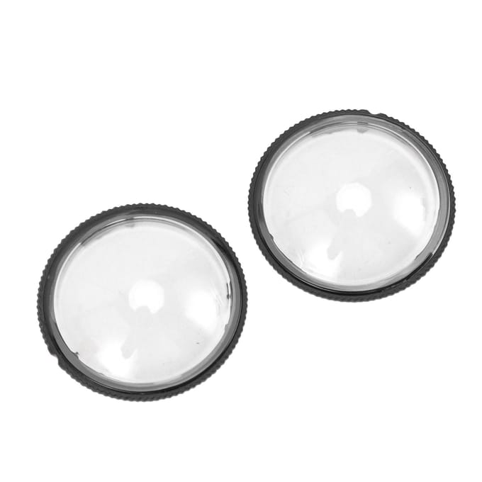 Lot de 2 protège-objectifs pour étui de protection d'objectif X4, accessoires de caméra d'action, housse de protection d'objectif white