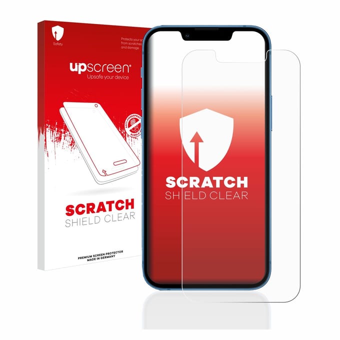 upscreen - Screenprotector voor Apple iPhone 13 mini - Folie Beschermfolie transparant