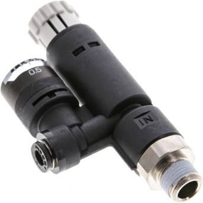 Pneumatische Drukregelaar 4mm - R1/8'' met manometer