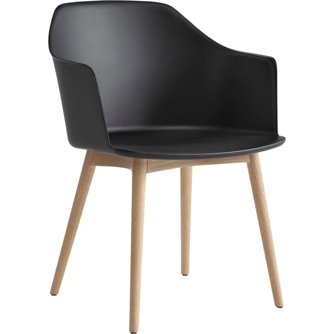 &Tradition Rely HW76 Stoel - black - oak