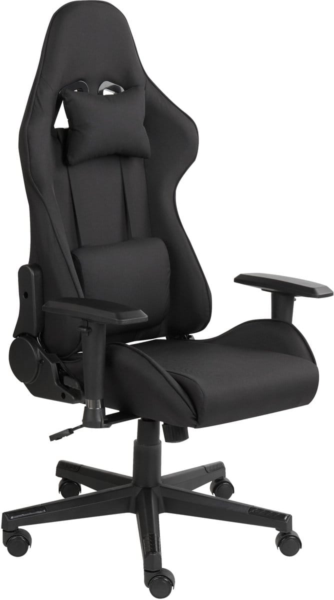 WARRIOR - Gamestoel - Zwart - Polyester