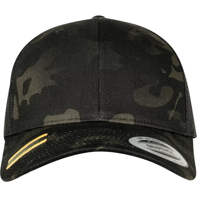 Flexfit - Retro Trucker Multicam? black multicam one size Trucker pet - Zwart