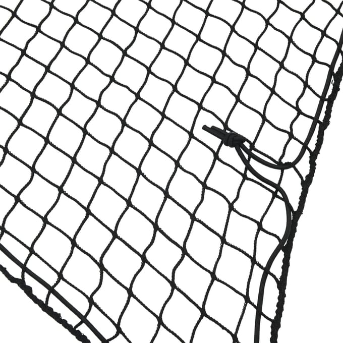 vidaXL - Aanhangwagennet - elastisch - touw - 5x3,5 - m - polypropeen - zwart