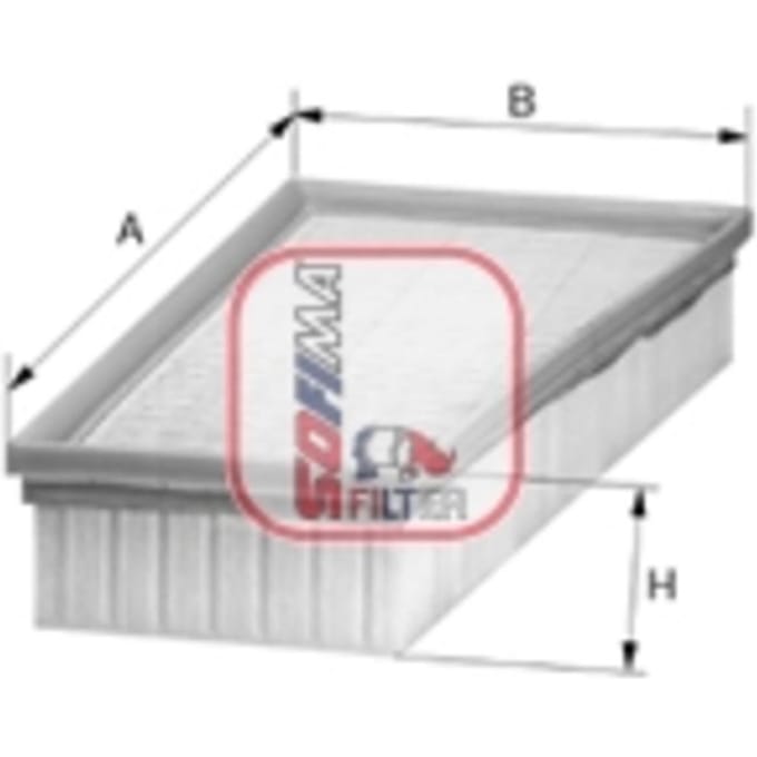 Luchtfilter SOFIMA S 3A76 A