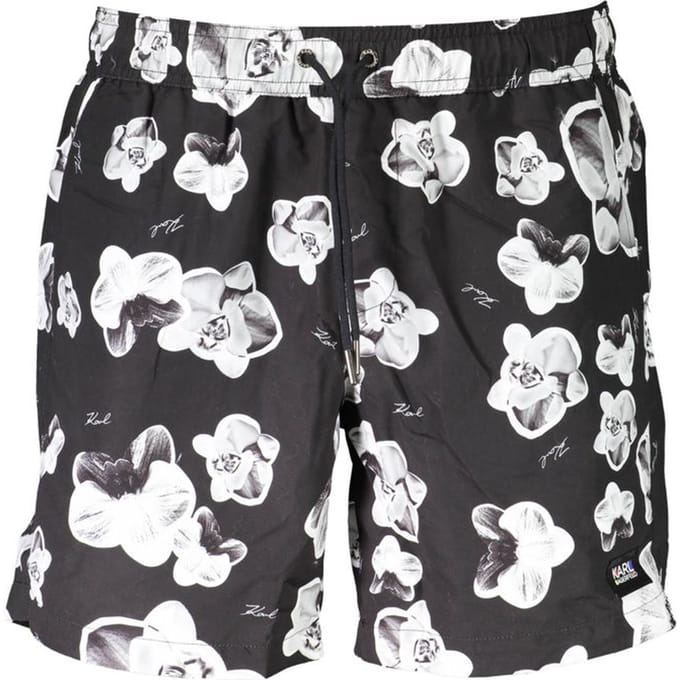 Karl Lagerfeld Nero Polyester Heren Zwembroek Boxer