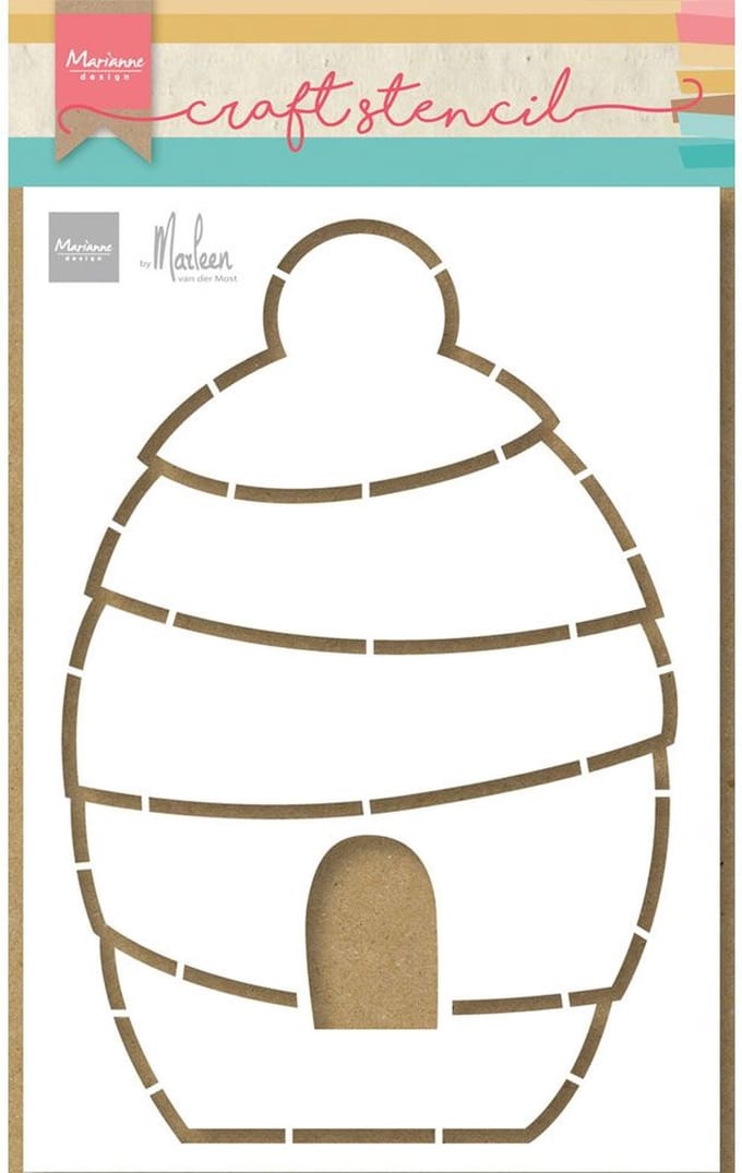 Marianne Design Craft stencils Beehive by Marleen