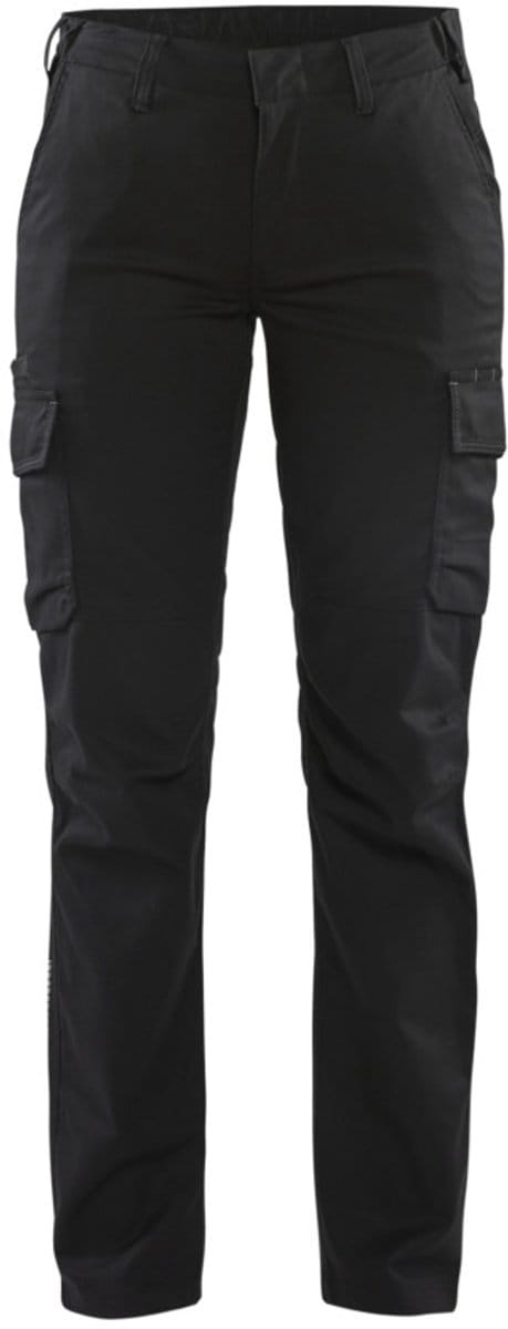 Blaklader Dames industrie werkbroek stretch 7144-1832 - Zwart - D20