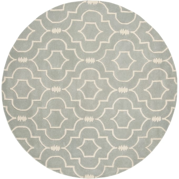 Vloerkleed Morgan rond handgemaakt | Safavieh