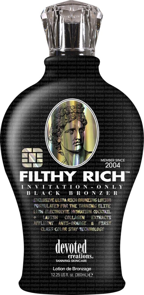 Devoted Creations Filthy Rich zonnebankcreme - 180-voudige bronzer - 362ml
