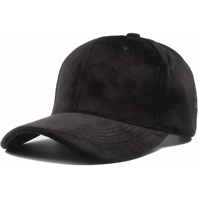 Zwart Grijs Suede Snapback Baseballpet Dames Mode Straat Hip Hop Hoed Adjustable zwart