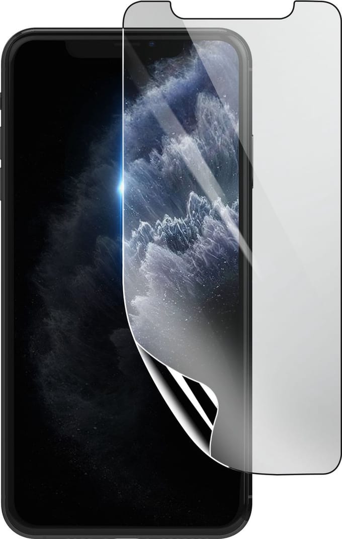 3mk, Geschikt voor iPhone 11 Pro, Schokbestendige Hydrogel Screenprotector, Transparant