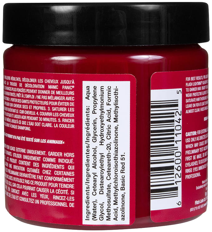 Manic Panic High Voltage Classic Vampire's Kiss Haarkleuring Unisex 118 ml